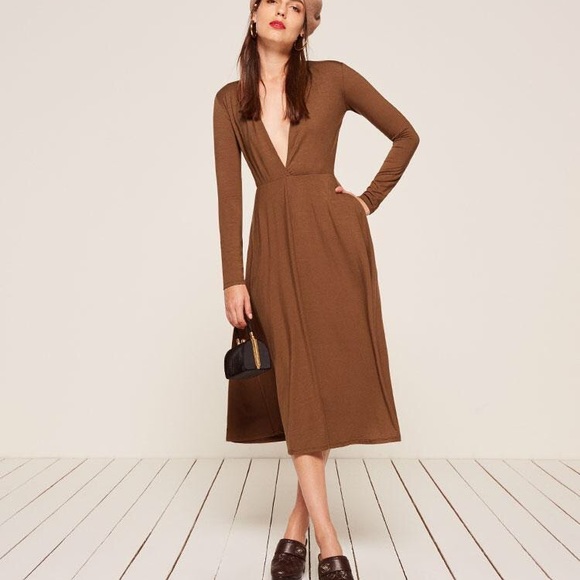 Reformation dress in Toffee NWT - Picture 2 of 6